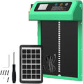 Solar Auto Chicken Coop Door Automatic Chicken Door Solar Powered & USB Charging Chicken Door 4 Modes with Timer & Light Senso(M6YMX-L)