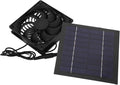 Mipcase Durable Solar Panel Fan for Pet House Chicken Coop Portable Cooling Ventilation System for Dogs Cats and Livestock Lightweight Easy to Install for Summer Use