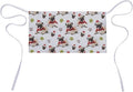 Unisex Apron for Cooking Server Waitress Half Waist Apron with 3 Pockets