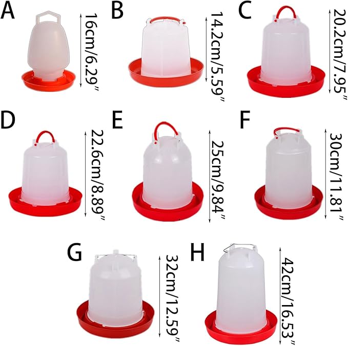 Chicken Waterer,Chick Water Feeder,Poultry Waterer,Automatic Chicken Water Dispenser,for Poultry Bird Supplies
