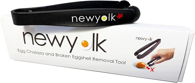 The Original Egg Tool. Engineered to instantly pick up that nasty glob of chalaza membrane off egg yolks. Picks up broken eggshell fragments with ease. Essential Kitchen Tool for food competitions.