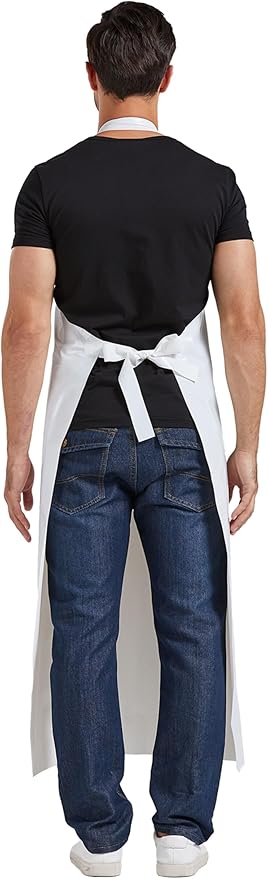 Nanxson TPU Waterproof Apron Lightweight Work Apron with Adjustable Buckle for Pet Bathing,Dishwashing,Butchers,Housework