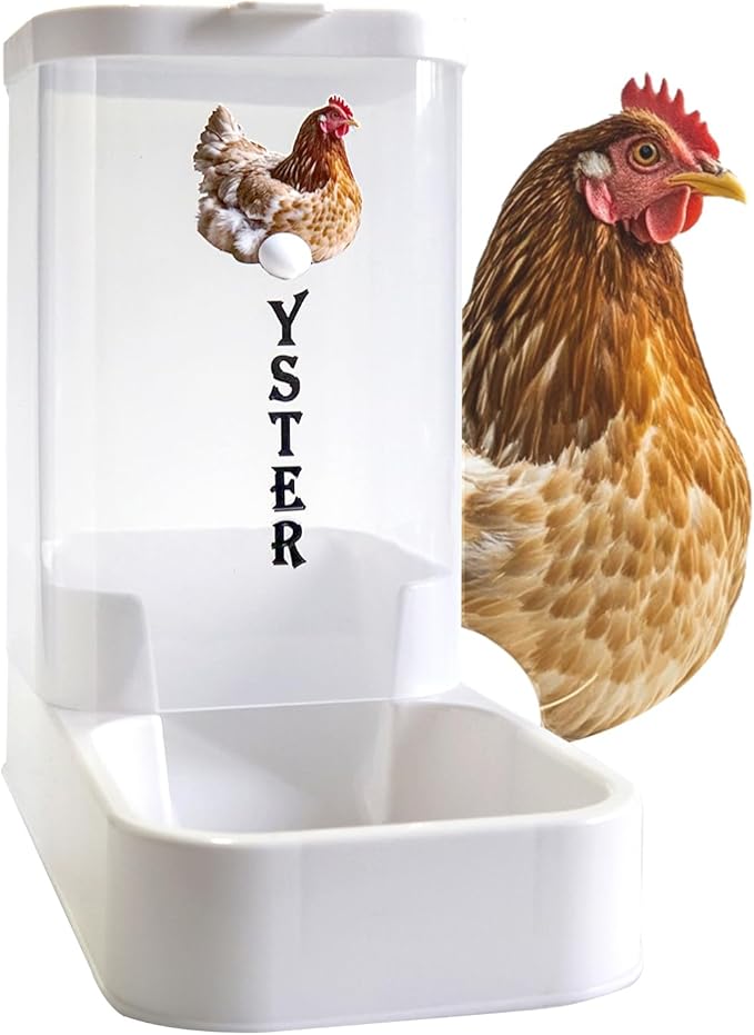 5.5lb Grit Oyster Shell for Chickens Feeder: Chicken Coop Accessories Little Giant Poultry Feeder