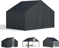 Chicken coop Cover, Waterproof in Winter. Suitable for Rooftop Chicken coops, Full Coverage. Black (No Chicken coop