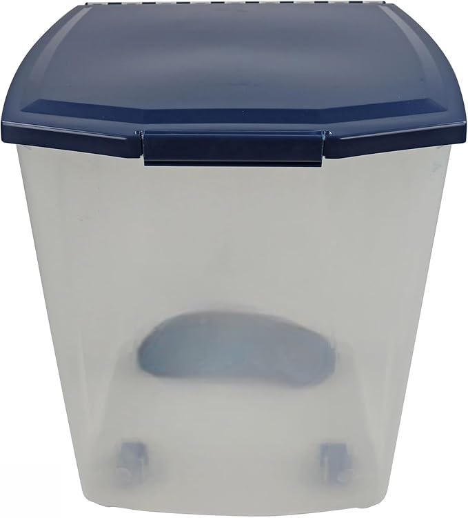 50 lb Pet Food Storage Container with Locking Lid - Extra-Large Airtight Bin