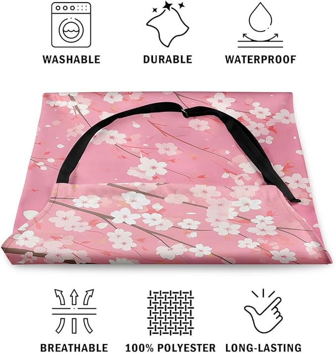 jejeloiu Cartoon Cats Apron for Women Men 26"x31"
