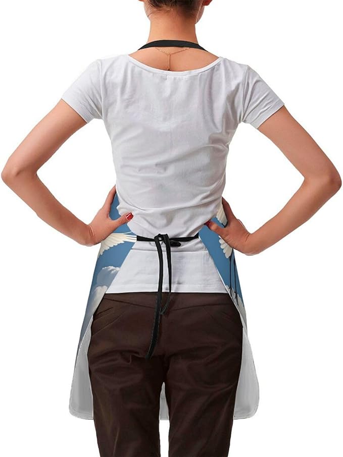 Apron for Women Men Waterproof Adjustable Bib Tractor farm Cooking Aprons Chef Bibs