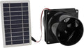 Solar Fan, 10W 12V Solar Powered Exhaust Fan for Round Pipe ABS Solar Panel Ventilation Fan Kit for Pet House Chicken Coop RV Greenhouse