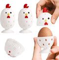 Silicone Egg Cleaner for Fresh Eggs, Vegetable and Fruit Scrubber Tool Reusable Cleaning Brush for Egg Washer (White)