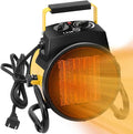 Outdoor Heaters for Patio, 1500W Electric Garage Heater with Overheat Protection, 3S Fast Heating, 3 Modes, Portable Space Heater for Patio, Garage, Greenhouse, Indoor, Orange