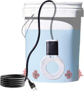 150W Chicken Water Heater, Submersible Bucket Heater Deicer for 5 Gallon, Heated Chicken Waterer for Winter, Freeze-Proof Poultry Waterer, Stock Tank & Water Trough Warmer for Livestock