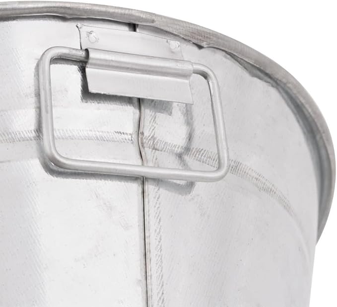 American Metalcraft MTUB63 Natural Galvanized Tub with Side Handle - 27 oz, 6-Inch