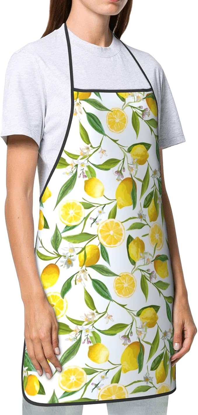 Apron Adjustable Waterproof Apron for Men Women Kitchen Cooking Baking Gardening Working Bib Apron
