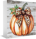 Fall Decorations for Home Farmhouse Office Bedroom Dining Room, Autumn Pumpkins Decor, Fall Sign, Autumn Decor Wood 2401