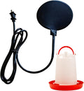 Chicken Water Heater – Heated Drinker Plate Base, Anti Freeze Poultry Accessory, Constant Temperature Support | Stable Winter Hydration System for Chickens Ducks Outdoor Coops