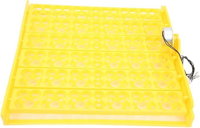 Generic Automatic Egg Turner, Quail Egg Incubator Egg Turner Tray for Incubator 156pcs Fully Automatic Egg Incubation Tray Tool for Chicken Duck Quail Egg (12V)