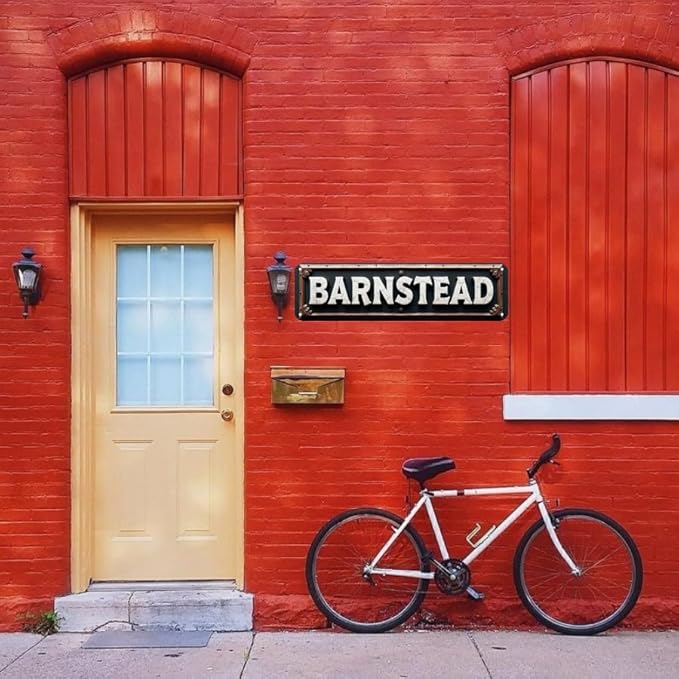 Vintage Barnstead Tin Signs 16 * 4 Inches - Rural-Inspired Wall Art for Patio Bedroom Backyard - Outdoor Signs Vintage Decor Beachy Decor