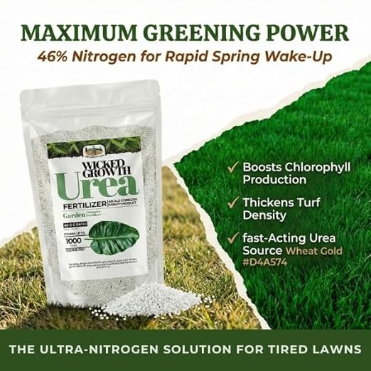 Old Cobblers Farm™ Wicked Growth High-Efficiency 46-0-0 Fertilizer - Urea - Fast-Acting Nitrogen Source for Lush Growth in Gardens & Farms -Soluble (5 lbs | 10 lbs | 15 lbs | 20 lbs) (10lbs)