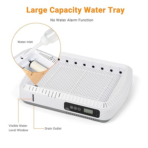 35 Egg Incubators for Hatching Eggs, Chicken Egg Incubator with Automatic Egg Turning and Temperature, Humidity Control, Water Alarm, Egg Hatcher Incubator for Chickens, Ducks, Geese, Birds and Quail