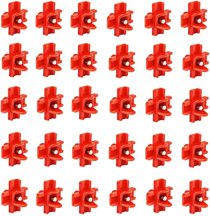 Doublewood 30Pcs Chicken Nipples Horizontal Side Mount Poultry Water Nipple Waterer Drinker Outdoors for Chicken Ducks Quail and Other Poultry (30)