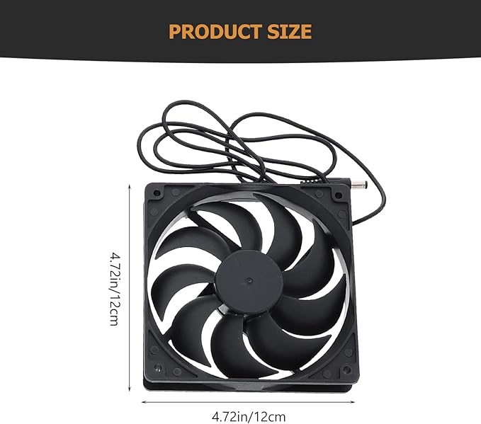 1set Solar Panel Fan for Chicken Coop Cooling Fan for Greenhouse and Rv Strong Design for Outdoor Use