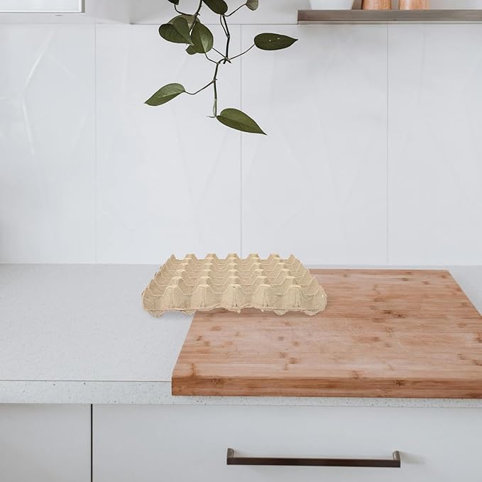15pcs Egg Cartons: Duck Egg Cartons - 30-Count Paper Trays for Refrigerator Farm Storage - Stackable Holders for Kitchen Party Favors