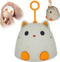 Egg Wash Brush for Fresh Cleaning Eggs Egg Washer The Reusable Egg Scrubber Egg Scrubber is A Cute Cat Shaped Practical Kitchen Gadget (Light Grey 2PCS)