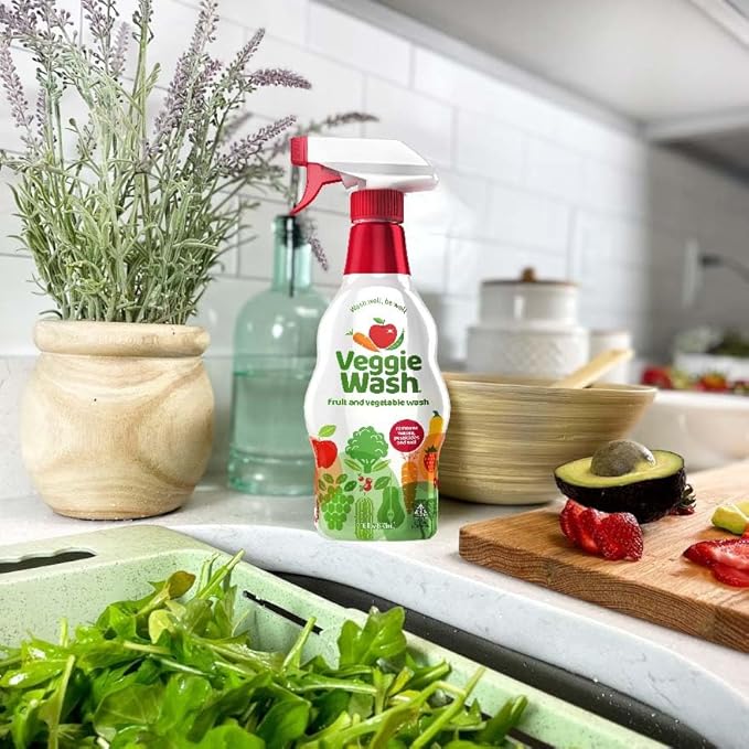 Veggie Wash Fruit & Vegetable Wash, Produce Wash and Cleaner, 16-Fluid Ounce