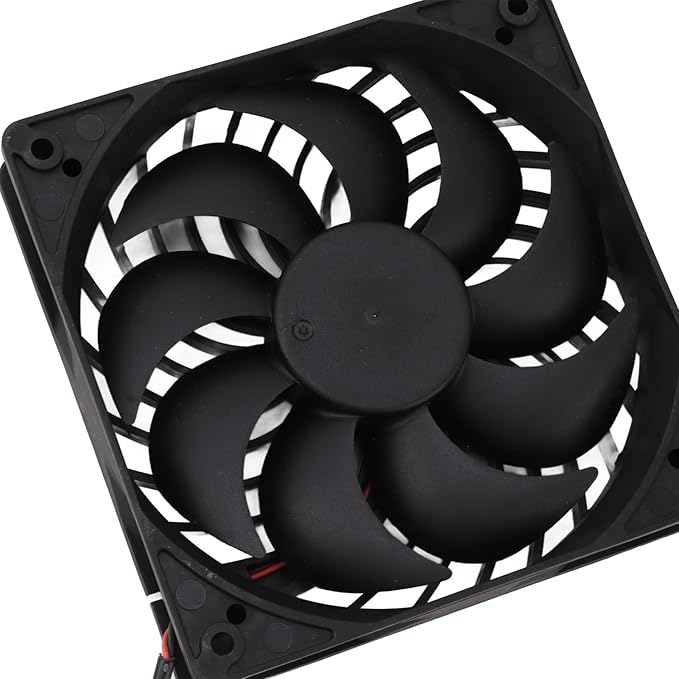 Solar Panel Fan Kit, Solar Fan for Chicken Coop Solar Power Fan Efficient Cooling Solution for Outside, Small Chicken Coops, Greenhouses, Sheds, Pet Houses