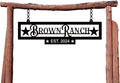 Custom Metal Family Name Farmhouse Sign, Last Name Sign for Farm, Farm Address Sign, Ranch or Farm Signs Indoor Outdoor Personalized, Farmhouse Signs Wall Decor, Farm Sign,