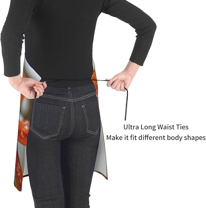Waterproof Aprons for Women Men Adjustable Bib Tractor farm Apron Chef Cooking Aprons for Kitchen