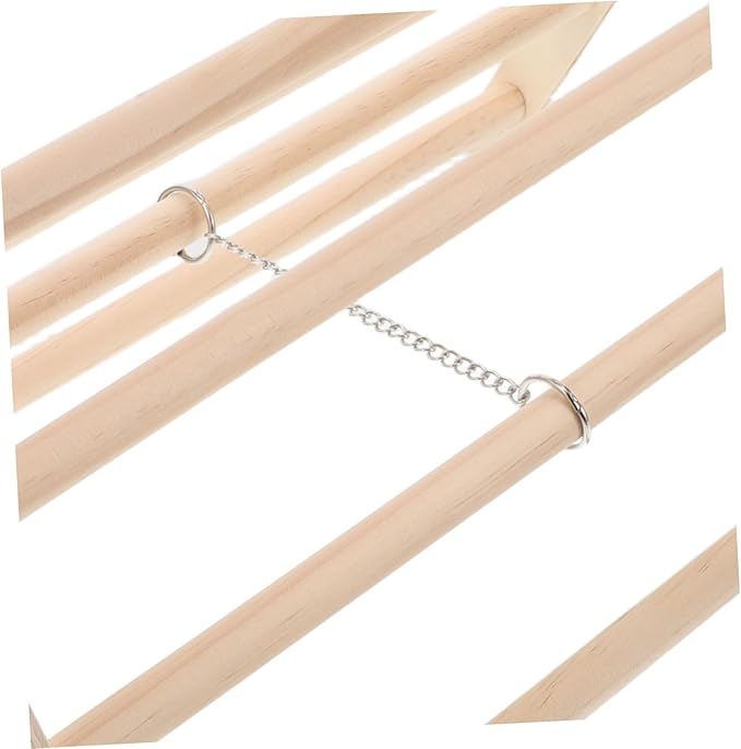 Toyvian Wood Chicken Perch Stand for Poultry Enrichment Natural Wood Chick Roosting Bar Easy to Clean Chicken Coop Accessories for Chicks and Hens