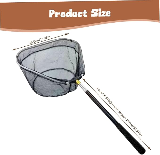 Chicken Catching Net, Retractable Poultry Catcher for Catching Chicken, Long Foldable Netting Farm Tools