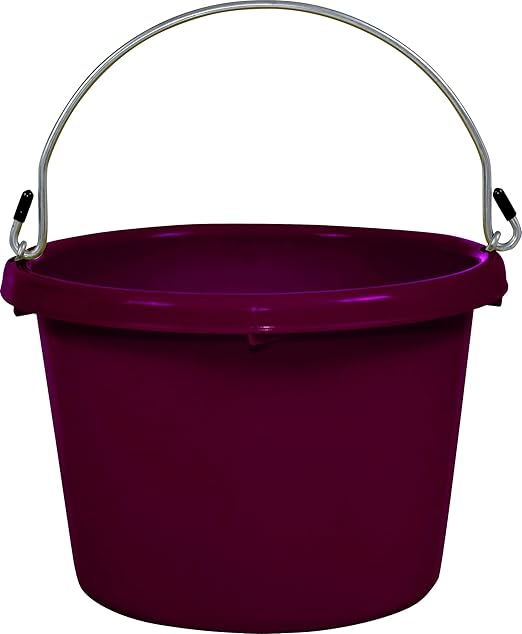280186 Utility Pail Burgundy, 8 Quart
