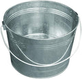 Little Giant® Galvanized Round Tub | Large Metal Bucket | Classic Utility Metal Bucket with Handle | Feeding, Watering & Washing Bucket | 4.25 Gallons