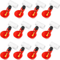 12 Pack Automatic Chicken Waterer Cups, Plastic Chicken Water Feeder Chicken Water Bowls Poultry Water Feeder Kit for Chicks, Duck, Goose, Turkey and Bunny