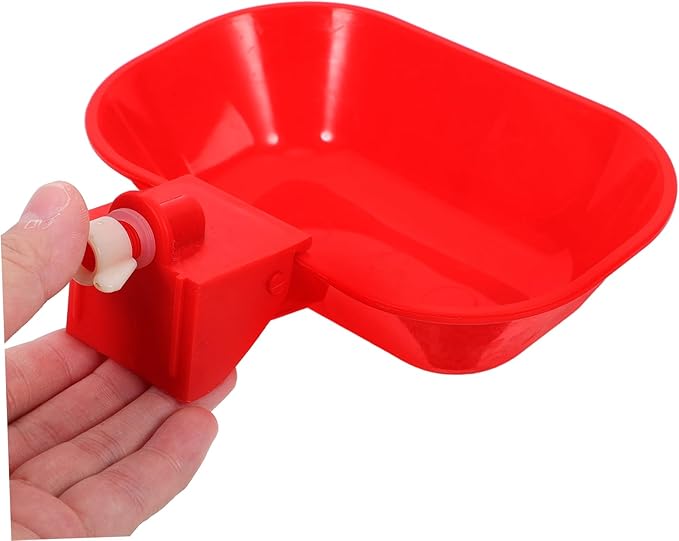 Milisten Automatic Chicken Waterer Cups Large Leakproof Poultry Drinking Bowls for Ducks Geese Turkey with Mounting Hole Durable Poultry Watering System