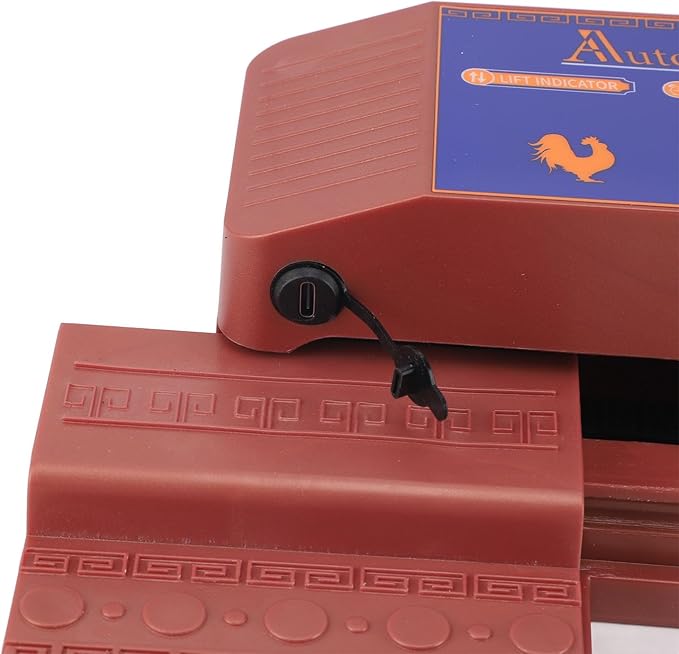 Solar Automatic Chicken Coop Door, Double Open Type Remote Control Timing Poultry Door, Light Sensing Solar Powered Chicken Coop Opener with Anti Pinch Safety for Duck Goose Farm, (Antique Bronze)