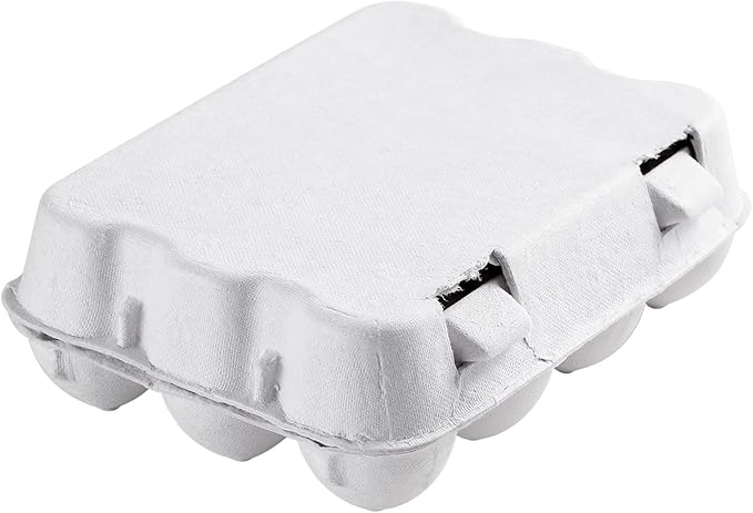 30 Pack Quail Egg Cartons, 3x4 Dozen Egg Carton, Blank Natural Pulp Eggs Container Holder Reusable for 12 Count Quail Huevo Storage Strong Tray for Refrigerator