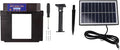 Automatic Chicken Coop Door Opener with Timer, Solar Battery Powered LED Display Double Door Electric Chicken Door for Chickens Ducks Geese, IP45 (Dark Brown)