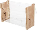 VANZACK Rutin Automatic Poultry Food Feeder Transparent Multi Use Chicken Feeding Box for Parrots and Birds Easy Installation for Home and Professional Use