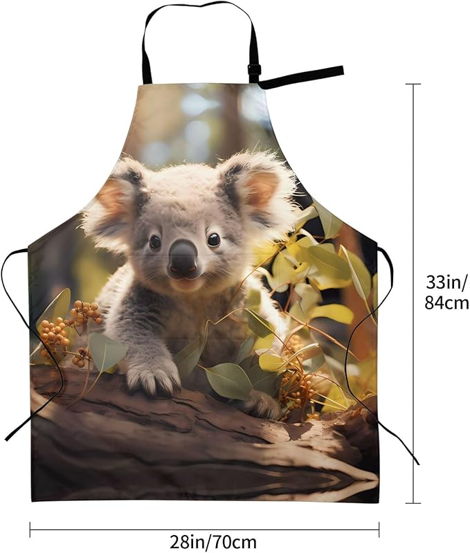 Dogs and Roses Heavy Duty Waterproof Apron with Pockets for AdultsResistant Grilling, Gardening, Painting