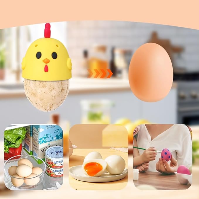 Fresh Egg Washer Fresh Egg Silicone Egg Washer Fresh Egg Reusable Egg Washer Multifunctional Vegetable/Egg Brush Simple and Convenient Easy to Clean (Green)