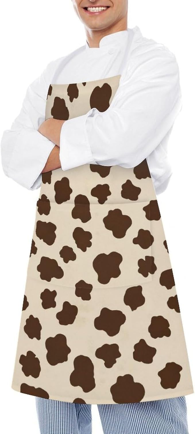 Chef Bib Apron for Restaurant, Anti-Stain with Pocket Adjustable, Cooking Dishwashing Lab Use