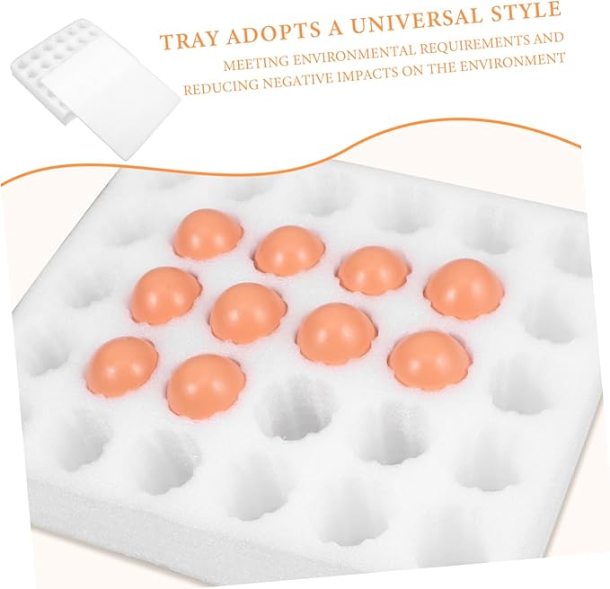 Cabilock 30-Cell Egg Carton for Shipping Sturdy Egg Crate Cushioning Design Reusable Packing Container for Kitchen Storage
