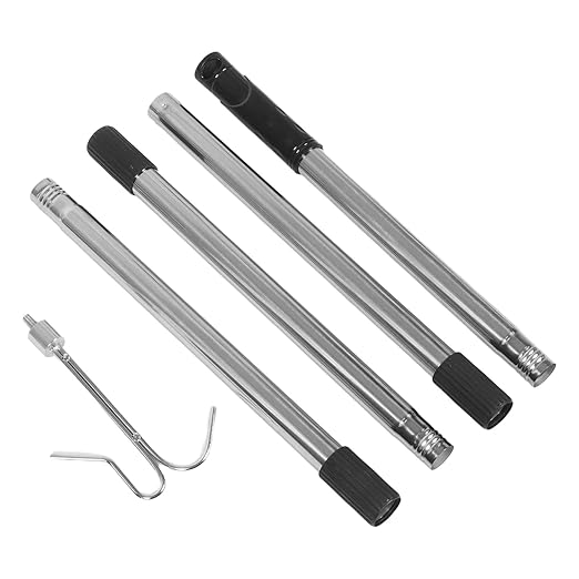 Chicken Catcher Hook Set Stainless Steel Portable Farm Leg Hook Tool for Outdoor Poultry Handling and Livestock Catching