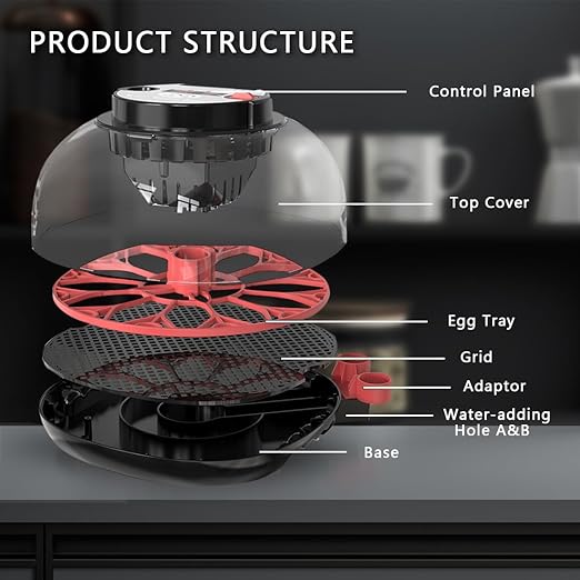 Incubators for Hatching Eggs Incubator with Automatic Egg Turning and Humidity Control, 360° Clear View, Poultry Incubator for Hatching Chicken, Duck, Quail, Pigeon, Goose Eggs (Black)