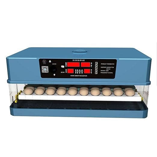 Digital Egg Incubator with Automatic Turning, Temperature & Humidity Control for Chicken Duck Goose Quail(1 Layer)