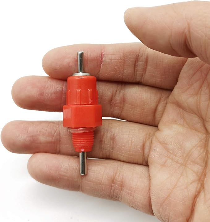 RONYOUNG 30PCS Automatic Chicken Water Nipple Drinker Feeders Poultry Hen Duck Screw Style Water Drink Feeder
