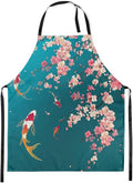 jejeloiu Cartoon Cats Apron for Women Men 26"x31"